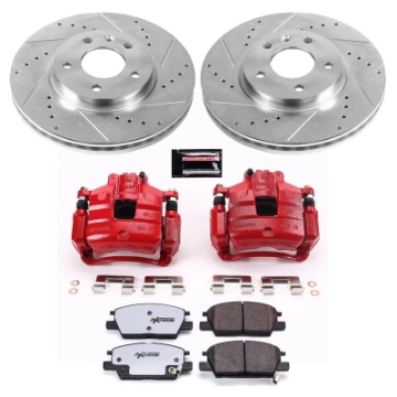 Picture of Power Stop 18-19 Buick LaCrosse Front Z36 Truck & Tow Brake Kit w-Calipers