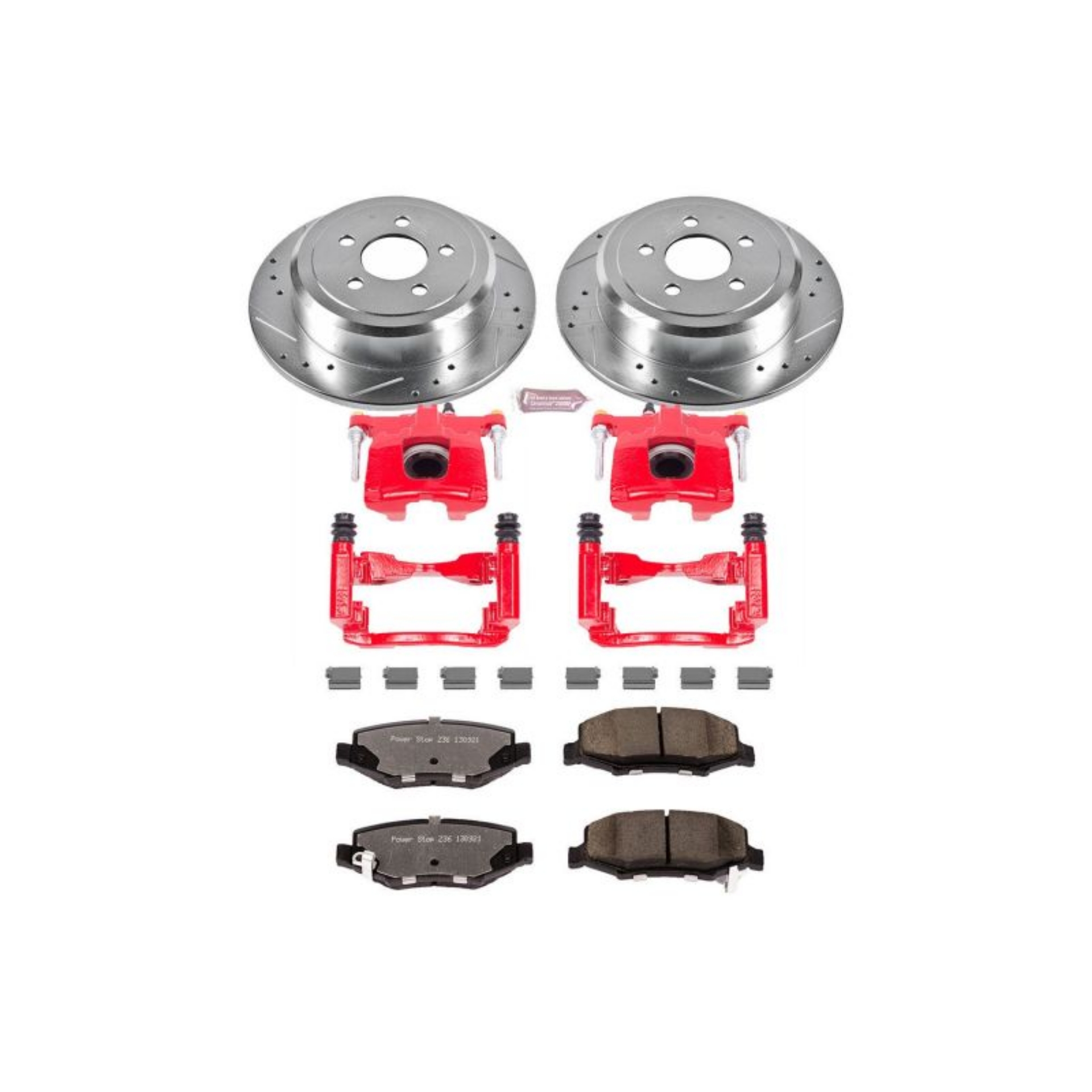 Picture of Power Stop 07-11 Dodge Nitro Rear Z36 Truck & Tow Brake Kit w-Calipers