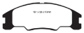Picture of EBC 10-11 Ford Focus 1-6 Yellowstuff Front Brake Pads