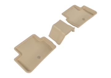 Picture of 3D MAXpider 2017-2019 Infiniti QX30 Kagu 2nd Row Floormats - Tan