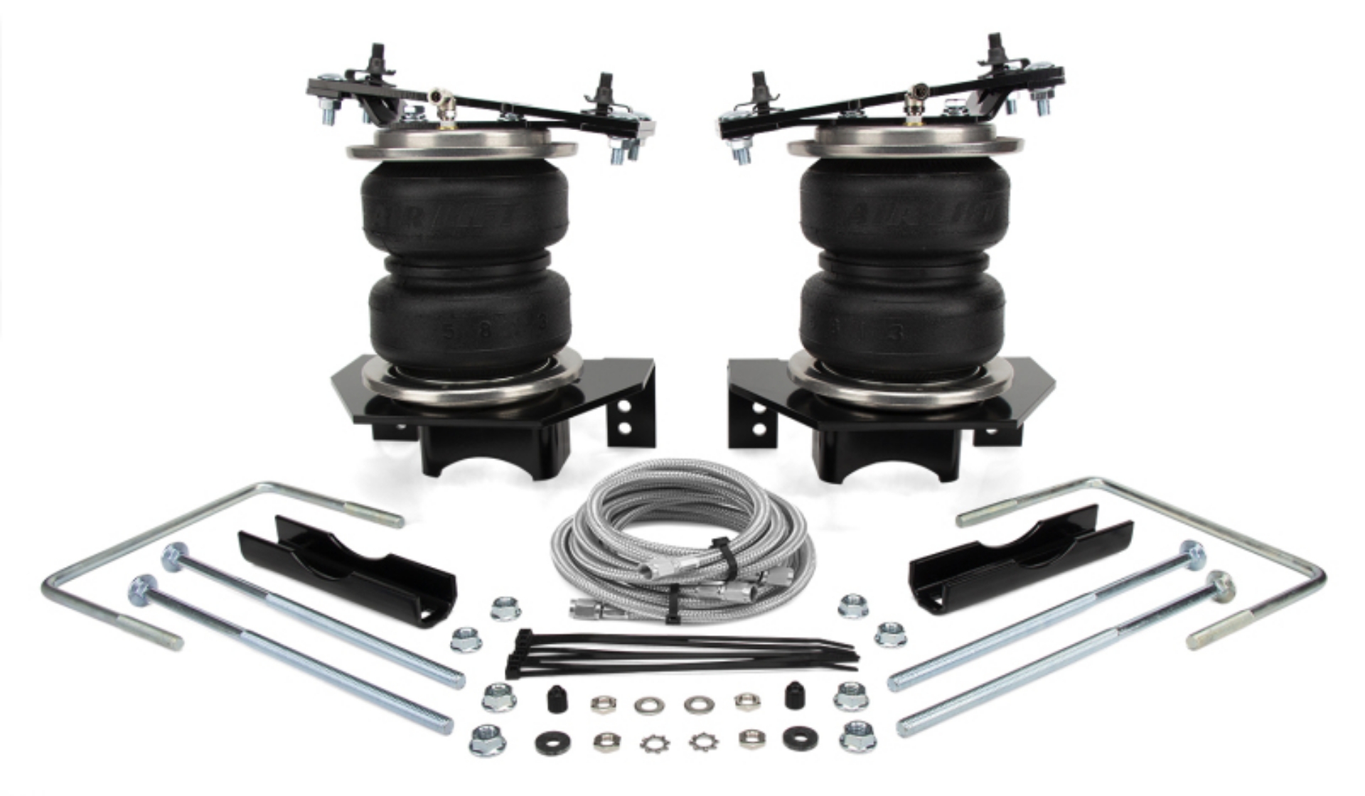 Picture of Air Lift Loadlifter 5000 Ultimate Plus w- Stainless Steel Air Lines 2020 Ford F-250 F-350 4WD SRW