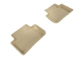 Picture of 3D MAXpider 2018-2020 Audi Q5 Kagu 2nd Row Floormats - Tan