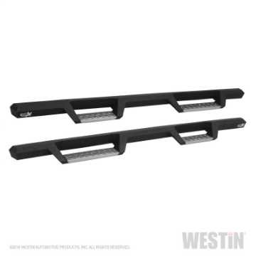 Picture of Westin Ford 1999-2016 F-250-350-450-550 Crew Cab HDK Stainless Drop Nerf Steps - Textured Black