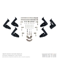 Picture of Westin Ford 1999-2016 F-250-350-450-550 Crew Cab HDK Stainless Drop Nerf Steps - Textured Black