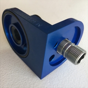 Picture of Ford Racing Push Rod V8 90 Degree Billet Oil Filter Adapter
