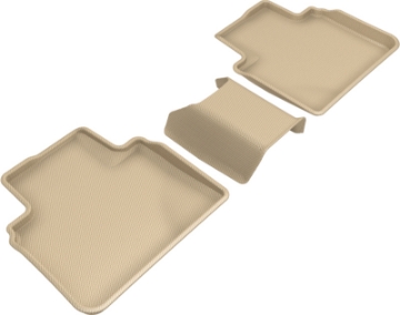 Picture of 3D MAXpider 2018-2020 Honda Accord Kagu 2nd Row Floormats - Tan