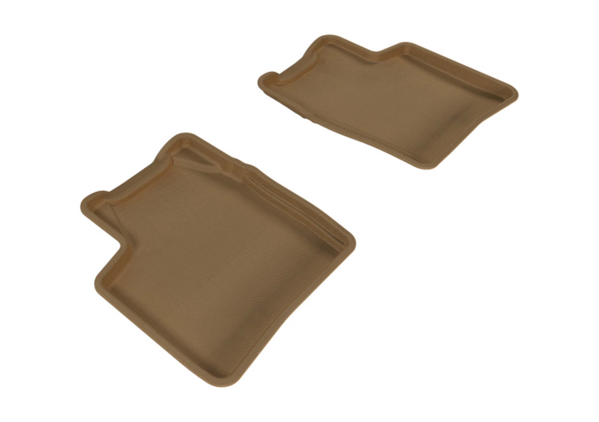 Picture of 3D MAXpider 2004-2009 Toyota Prius Kagu 2nd Row Floormats - Tan