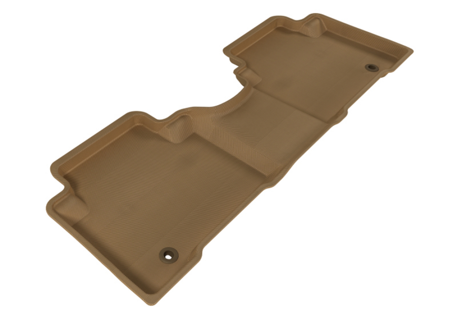Picture of 3D MAXpider 2013-2019 Hyundai Santa Fe-Santa Fe Xl Kagu 2nd Row Floormats - Tan