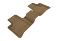 Picture of 3D MAXpider 2006-2011 Mercedes-Benz ML-Class-GL-Class W164-X164 Kagu 2nd Row Floormats - Tan