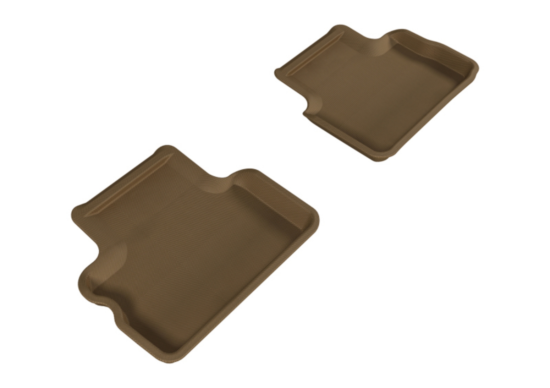 Picture of 3D MAXpider 2008-2014 Mini Clubman Kagu 2nd Row Floormats - Tan