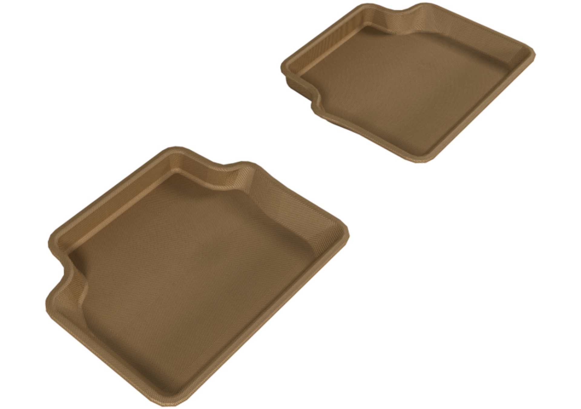 Picture of 3D MAXpider 2003-2011 Saab 9-3 Kagu 2nd Row Floormats - Tan