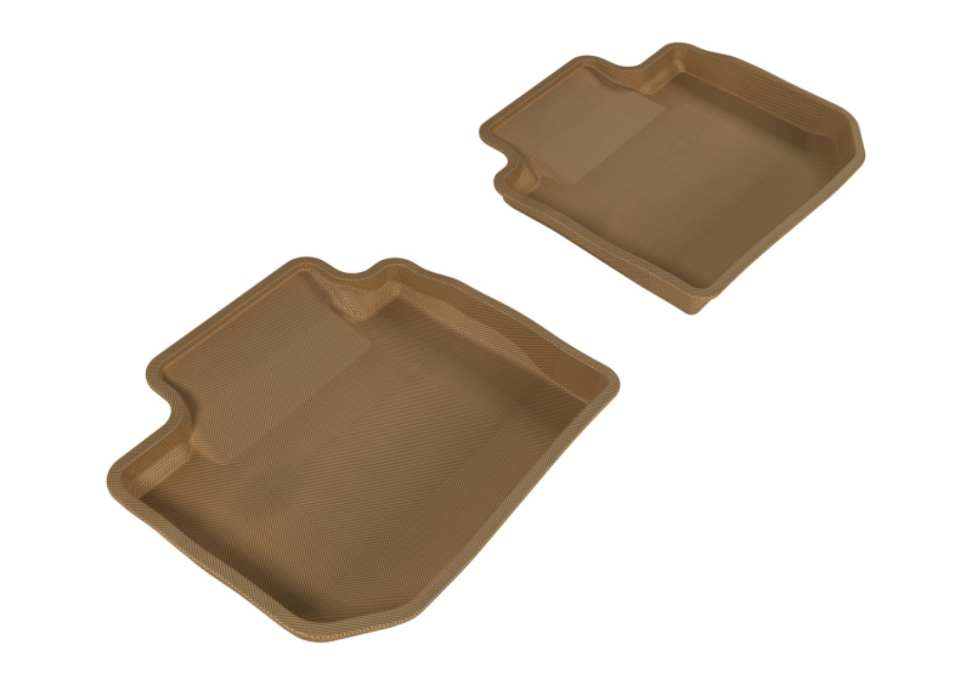 Picture of 3D MAXpider 2012-2019 Subaru Impreza-XV Crosstrek-WRX-Sti Kagu 2nd Row Floormats - Tan