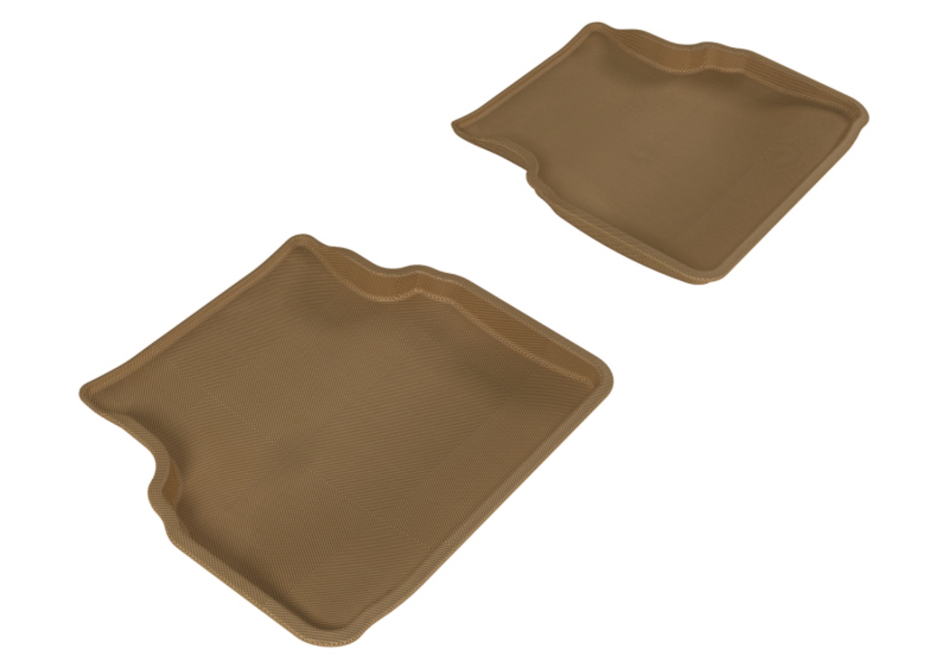Picture of 3D MAXpider 2002-2007 Subaru Impreza Kagu 2nd Row Floormats - Tan