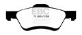 Picture of EBC 10-12 Ford Escape 2-5 Hybrid Yellowstuff Front Brake Pads