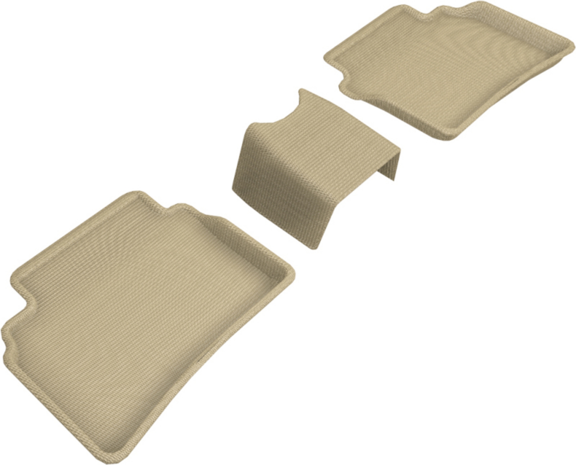Picture of 3D MAXpider 2018-2020 Buick Regal Kagu 2nd Row Floormats - Tan
