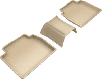 Picture of 3D MAXpider 2019-2020 Lexus ES-Avalon Hybrid Kagu 2nd Row Floormats - Tan
