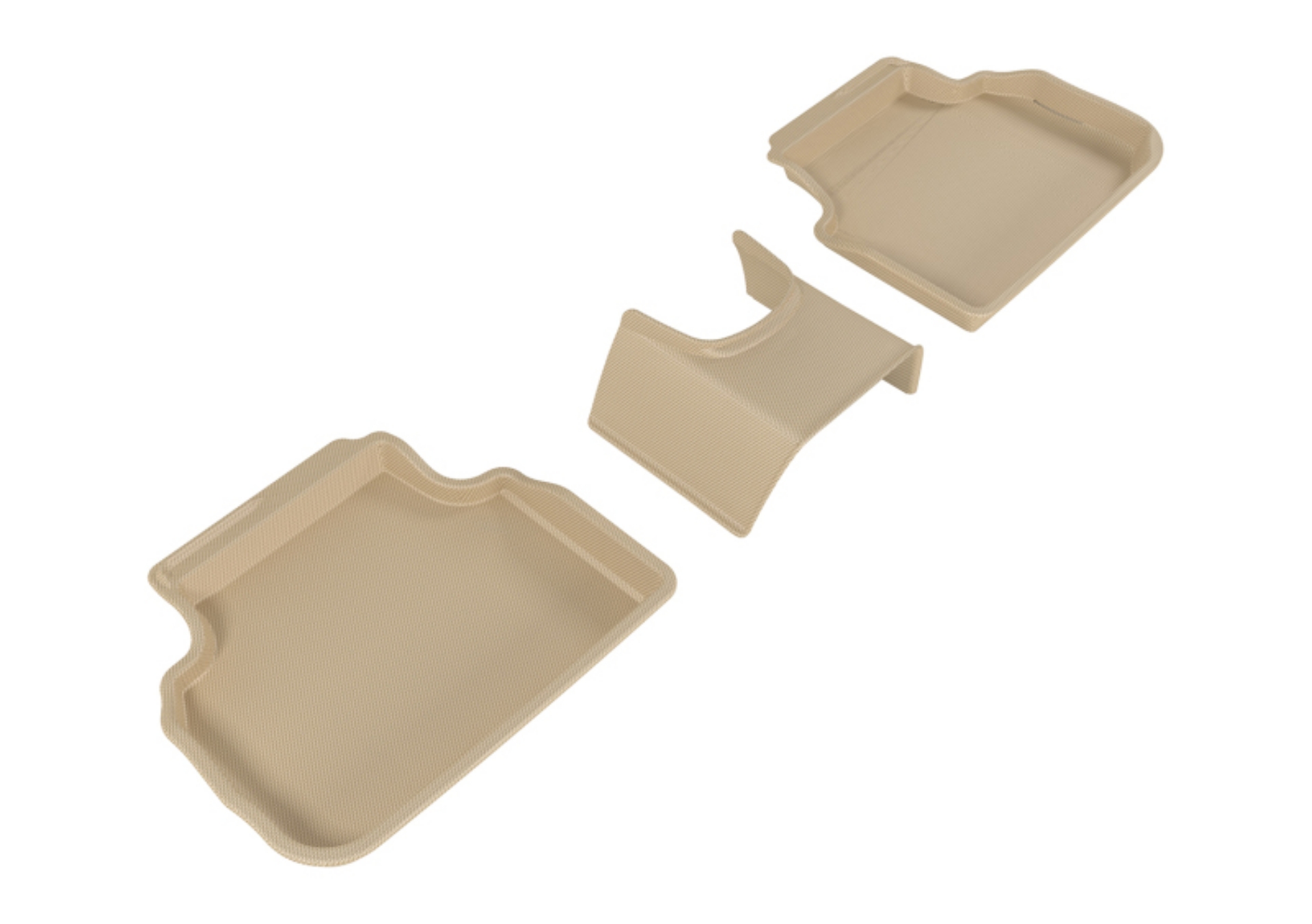 Picture of 3D MAXpider 2016-2019 Mini Clubman Kagu 2nd Row Floormats - Tan