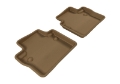 Picture of 3D MAXpider 2007-2016 Volvo S80 Kagu 2nd Row Floormats - Tan