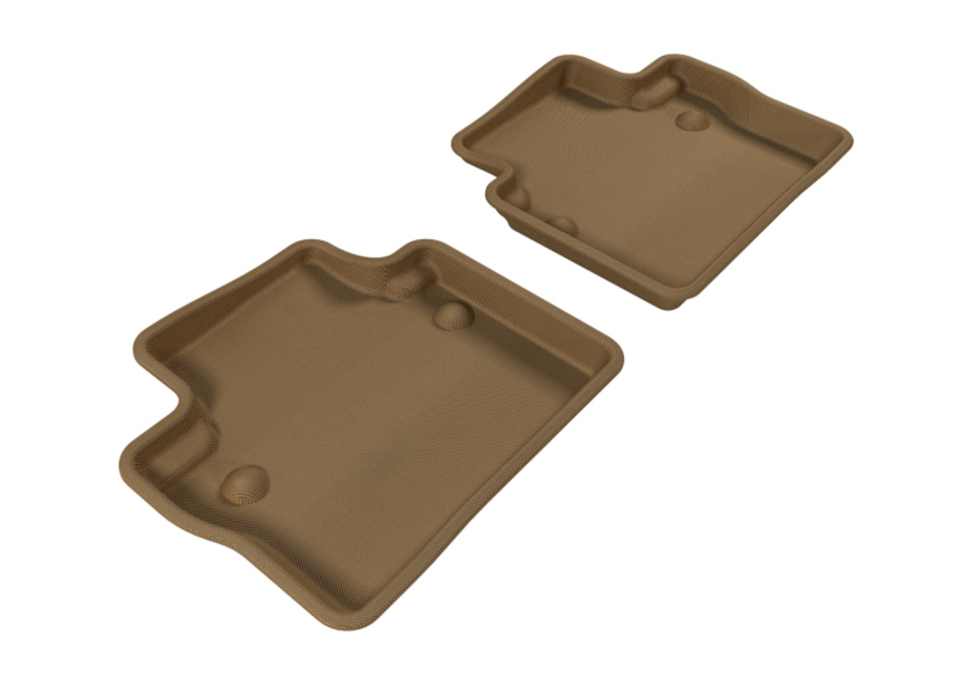 Picture of 3D MAXpider 2007-2016 Volvo S80 Kagu 2nd Row Floormats - Tan