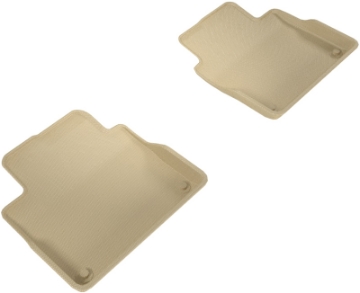 Picture of 3D MAXpider 2017-2019 Volvo S90-V90 Kagu 2nd Row Floormats - Tan