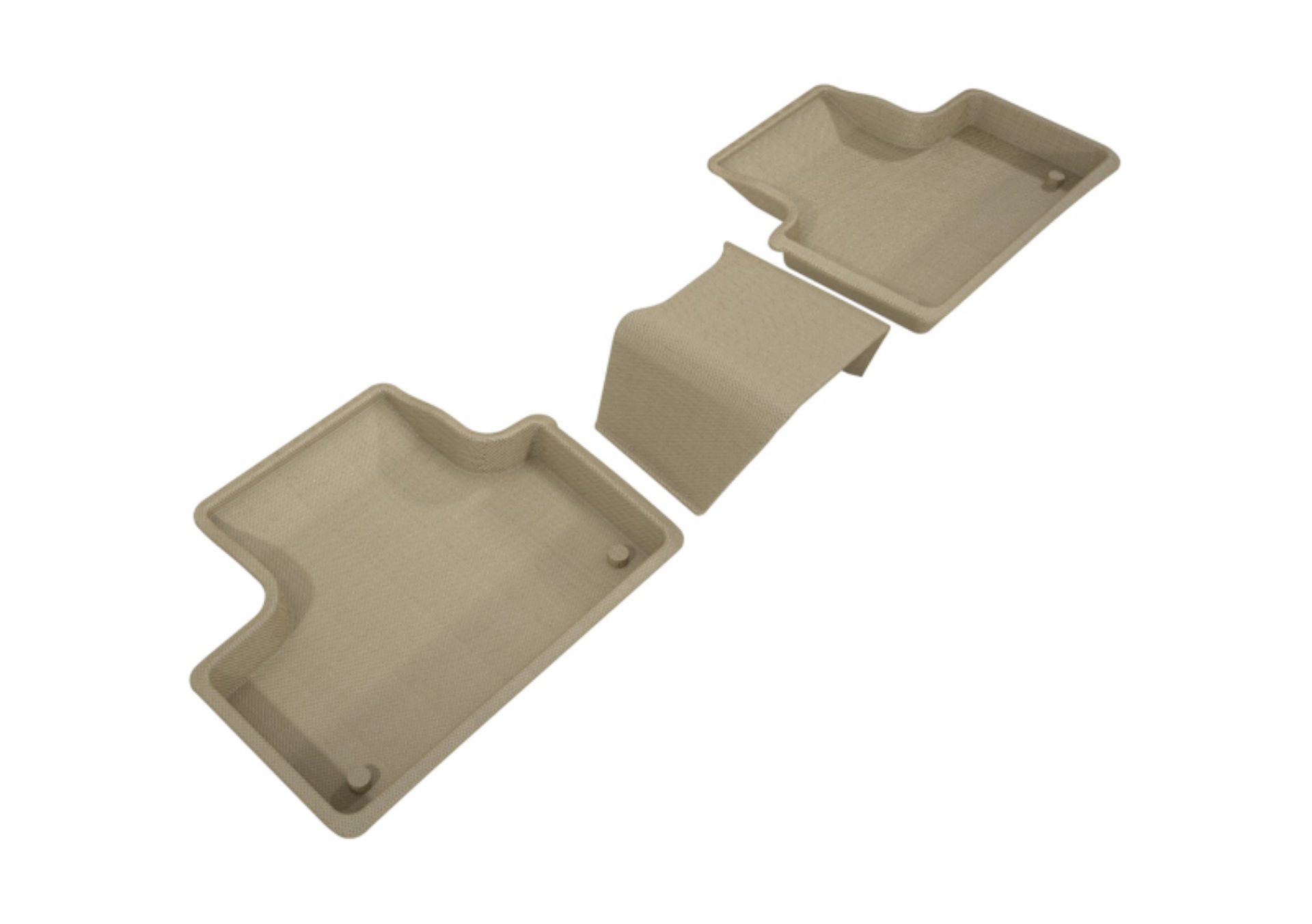 Picture of 3D MAXpider 2018-2020 Volvo XC60 Kagu 2nd Row Floormats - Tan