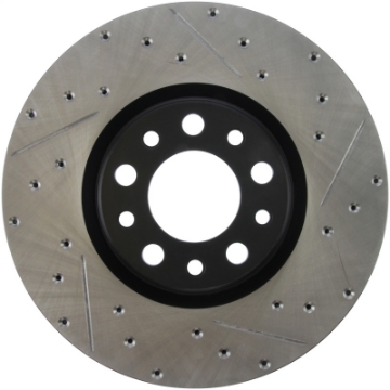 Picture of StopTech 13+ Dodge Dart Performance Slotted & Drilled Front Left Rotor