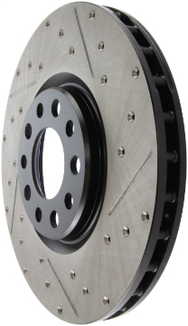 Picture of StopTech 13+ Dodge Dart Performance Slotted & Drilled Front Left Rotor