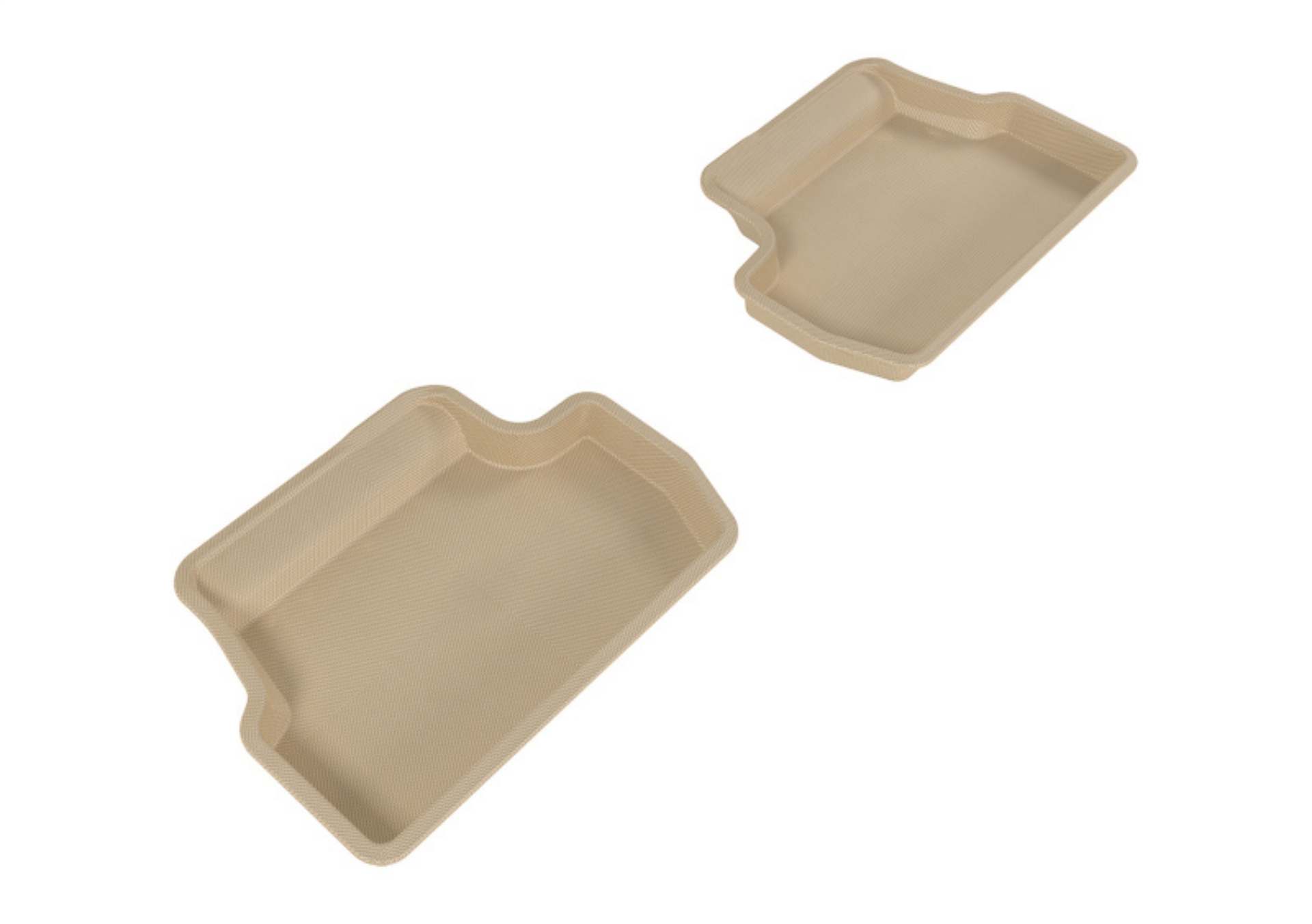 Picture of 3D MAXpider 2014-2019 Mini Hardtop 2-Door Kagu 2nd Row Floormats - Tan