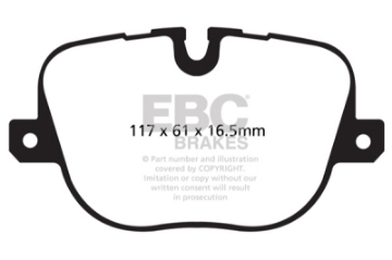 Picture of EBC 10-12 Land Rover Range Rover 5-0 Supercharged Extra Duty Rear Brake Pads