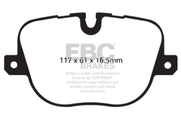 Picture of EBC 10-12 Land Rover Range Rover 5-0 Supercharged Extra Duty Rear Brake Pads