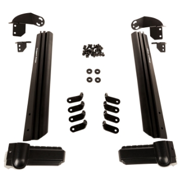 Picture of Rugged Ridge 07-18 Jeep Wrangler JK Elite Fast Track Windshield Light Bar Mount w-o Crossbar