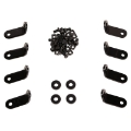 Picture of Rugged Ridge 07-18 Jeep Wrangler JK Elite Fast Track Windshield Light Bar Mount w-o Crossbar