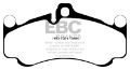 Picture of EBC 10-12 Porsche 911 997 Cast Iron Rotor only 3-8 GT3 Redstuff Front Brake Pads