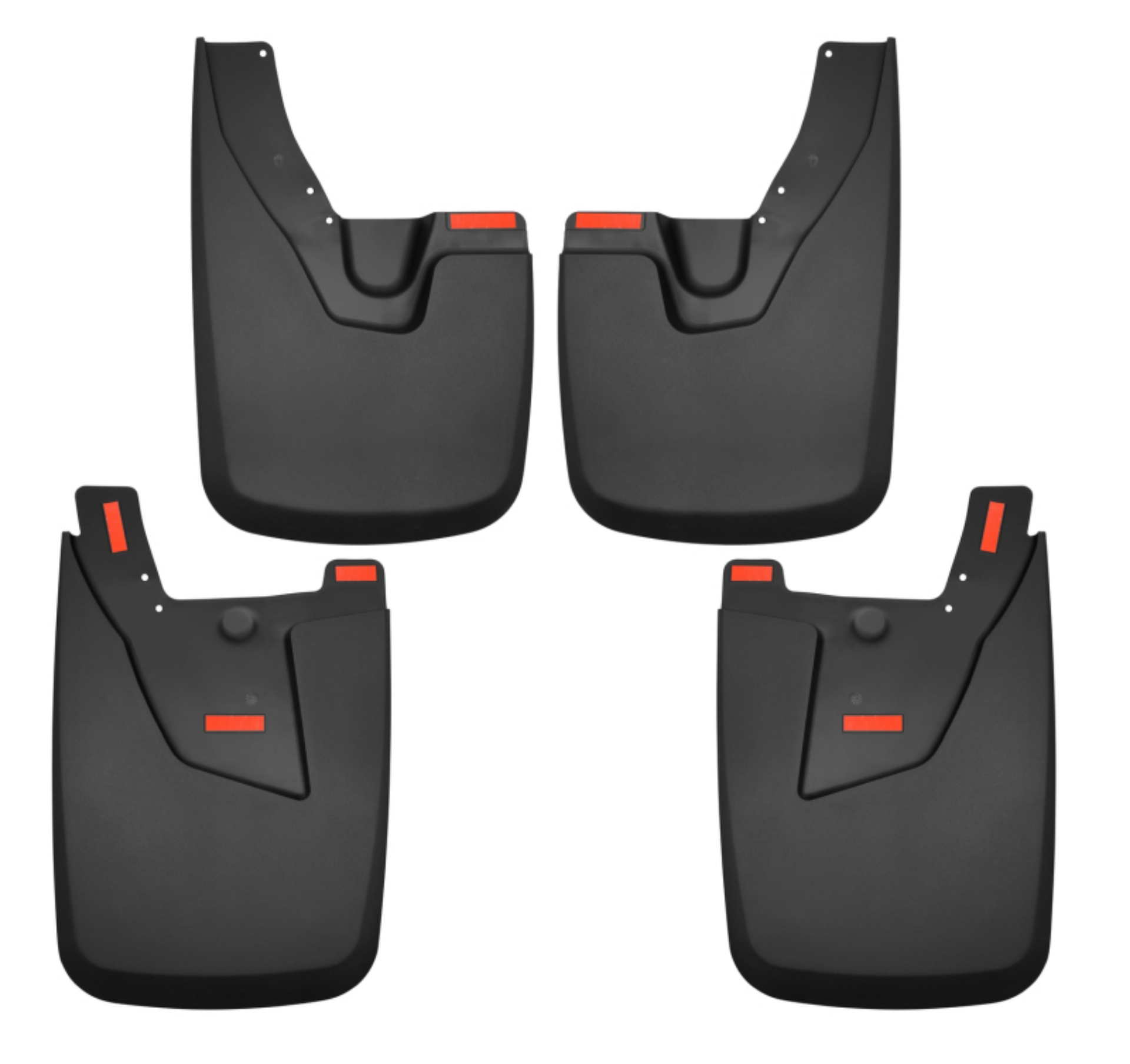 Picture of Husky Liners 19-22 Ram 2500-3500 with OEM Fender Flares Custom-Molded Front & Rear Mud Guards
