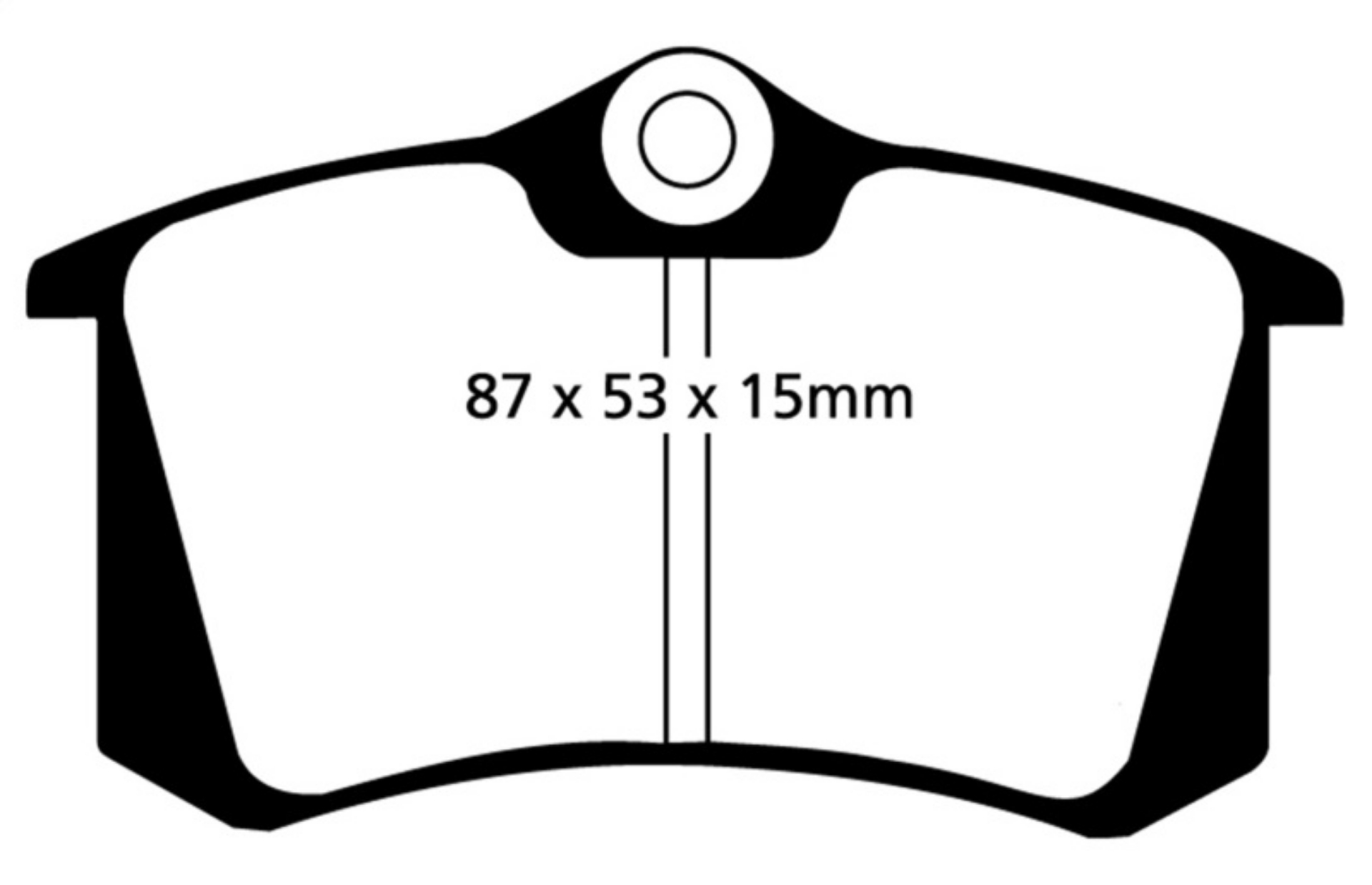 Picture of EBC 10-13 Audi A3 2-0 TD Yellowstuff Rear Brake Pads