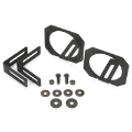 Picture of Rugged Ridge 07-18 Jeep Wrangler JK 3-5in Round - 3in Cube LED Light Mount Brackets