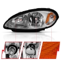 Picture of ANZO 2001-2005 Chrysler Pt Cruiser Crystal Headlight Chrome Amber OE