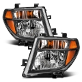 Picture of ANZO 2005-2008 Nissan Pathfinder Crystal Headlight  Black Amber