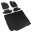 Picture of Rugged Ridge Floor Liner Front-Rear-Cargo Black 2007-2010 Jeep Wrangler JK 2 Dr