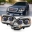 Picture of ANZO 2007-2008 GMC Acadia Crystal Headlight Chrome AmberOE