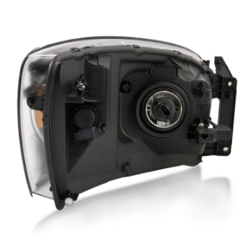 Picture of ANZO 2006-2009 Dodge Ram 1500 Crystal Headlight  Black Amber