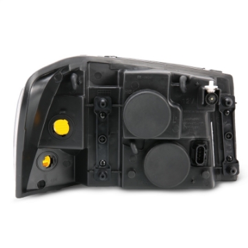 Picture of ANZO 2002-2009 GMC Envoy Crystal Headlight  Black Amber
