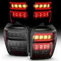 Picture of ANZO 2014-2020 Toyota 4Runner T-L Black Housing Smoke Lens Red Light Bar W-Sequential