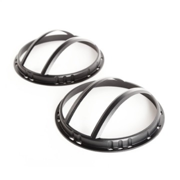 Picture of Rugged Ridge 07-18 Jeep Wrangler JK Black Elite Pivotal Headlight Euro Guard