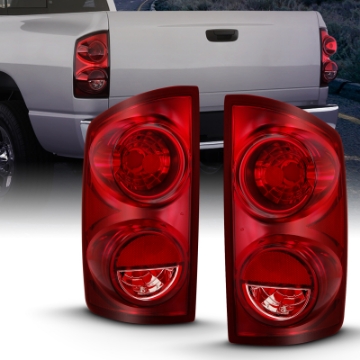 Picture of ANZO 2007-2009 Dodge Ram 1500 Tail Light Red Lens OE