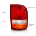 Picture of ANZO 1993-1997 Ford Ranger Tail Light Red-Cear OE