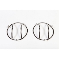 Picture of Rugged Ridge 97-06 Jeep Wrangler TJ Stainless Steel Headlight Euro Guard Kit