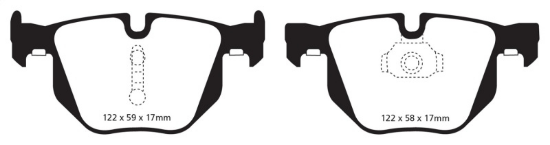 Picture of EBC 10-14 BMW X5 3-0 Turbo 35 Yellowstuff Rear Brake Pads