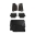 Picture of Rugged Ridge Floor Liner Kit Black F-R-Full Cargo 18-20 Jeep Wrangler JL 2Dr