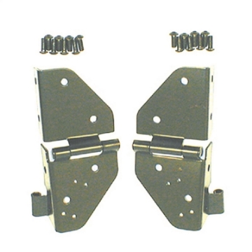 Picture of Rugged Ridge 76-86 Jeep CJ - 87-95 Jeep Wrangler YJ Black Windshield Hinges